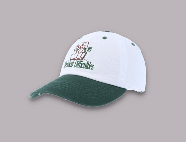 Cap Adjustable Playdude Technical Difficulties Cap White/Green Playdude Adjustable Cap / White / One Size