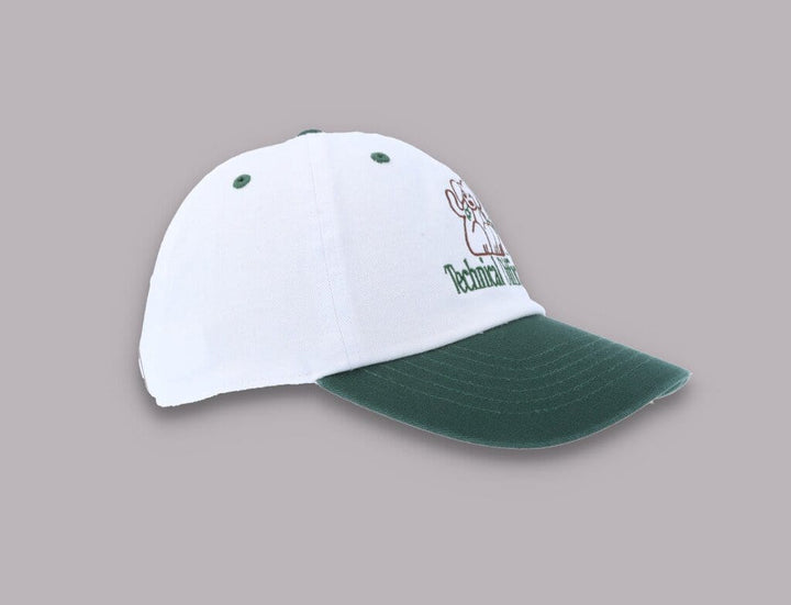 Cap Adjustable Playdude Technical Difficulties Cap White/Green Playdude Adjustable Cap / White / One Size