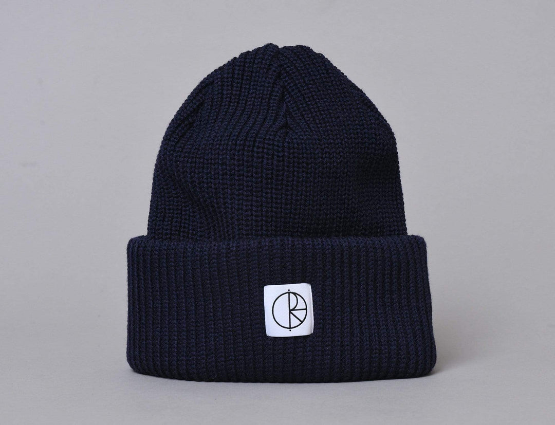 Beanie Cuff Polar Double Fold Merino Beanie - Rich Navy Polar Cuff Beanie / Blue / One Size