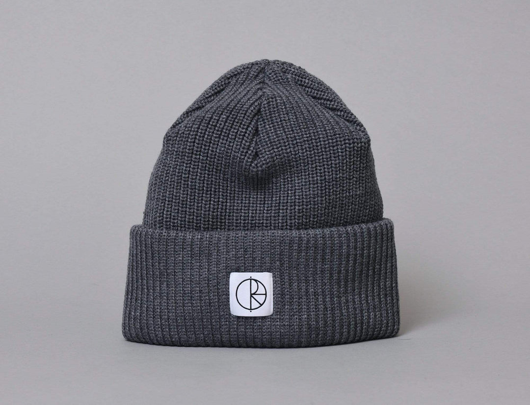 Beanie Cuff Polar Double Fold Merino Wool Beanie Grey Polar Cuff Beanie / Grey / One Size