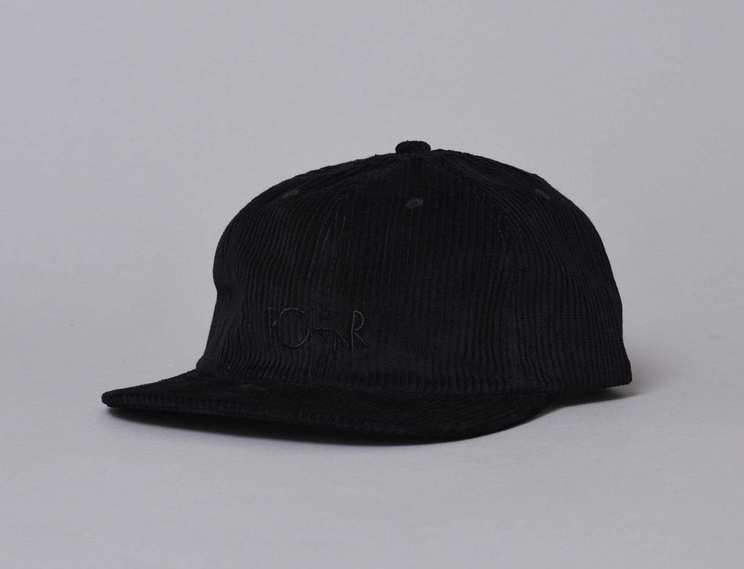 Cap Adjustable Polar Corduroy Cap - Black Polar Adjustable Cap Cap / Black / One Size
