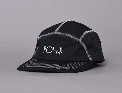 Cap Adjustable Polar Zig Zag Sports Cap Black Polar Adjustable Cap Cap / Black / One Size