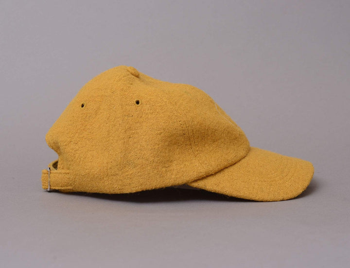 Cap Adjustable Polar Boiled Wool Cap Mustard Polar Adjustable Cap Cap / Yellow / One Size