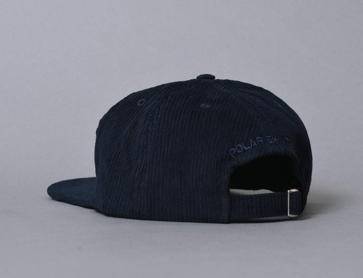 Cap Adjustable Polar Corduroy Cap Navy Polar Adjustable Cap Cap / Blue / One Size