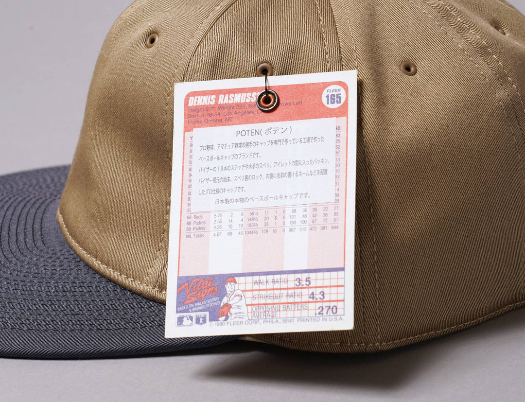 Cap Adjustable Poten Chino Cap Beige/Black Poten Adjustable Cap / Beige / One Size