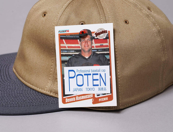 Cap Adjustable Poten Chino Cap Beige/Black Poten Adjustable Cap / Beige / One Size
