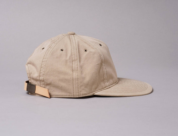 Cap Adjustable Poten Japan C Washer Cotton Cap Beige Poten Adjustable Cap / Beige / One Size