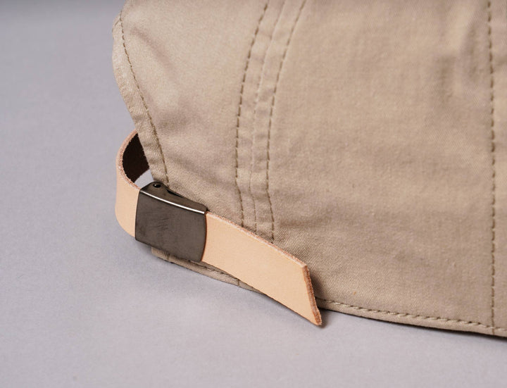 Cap Adjustable Poten Japan C Washer Cotton Cap Beige Poten Adjustable Cap / Beige / One Size