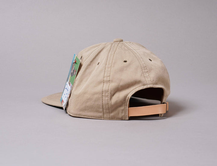 Cap Adjustable Poten Japan C Washer Cotton Cap Beige Poten Adjustable Cap / Beige / One Size