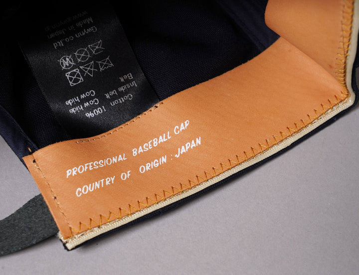Cap Adjustable Poten Japan Fujikinabi Cotton Cap Navy Poten Adjustable Cap / Blue / One Size
