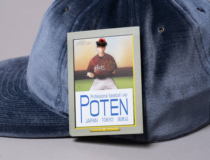 Cap Adjustable Poten Velour Cap Blue Poten Adjustable Cap / Blue / One Size