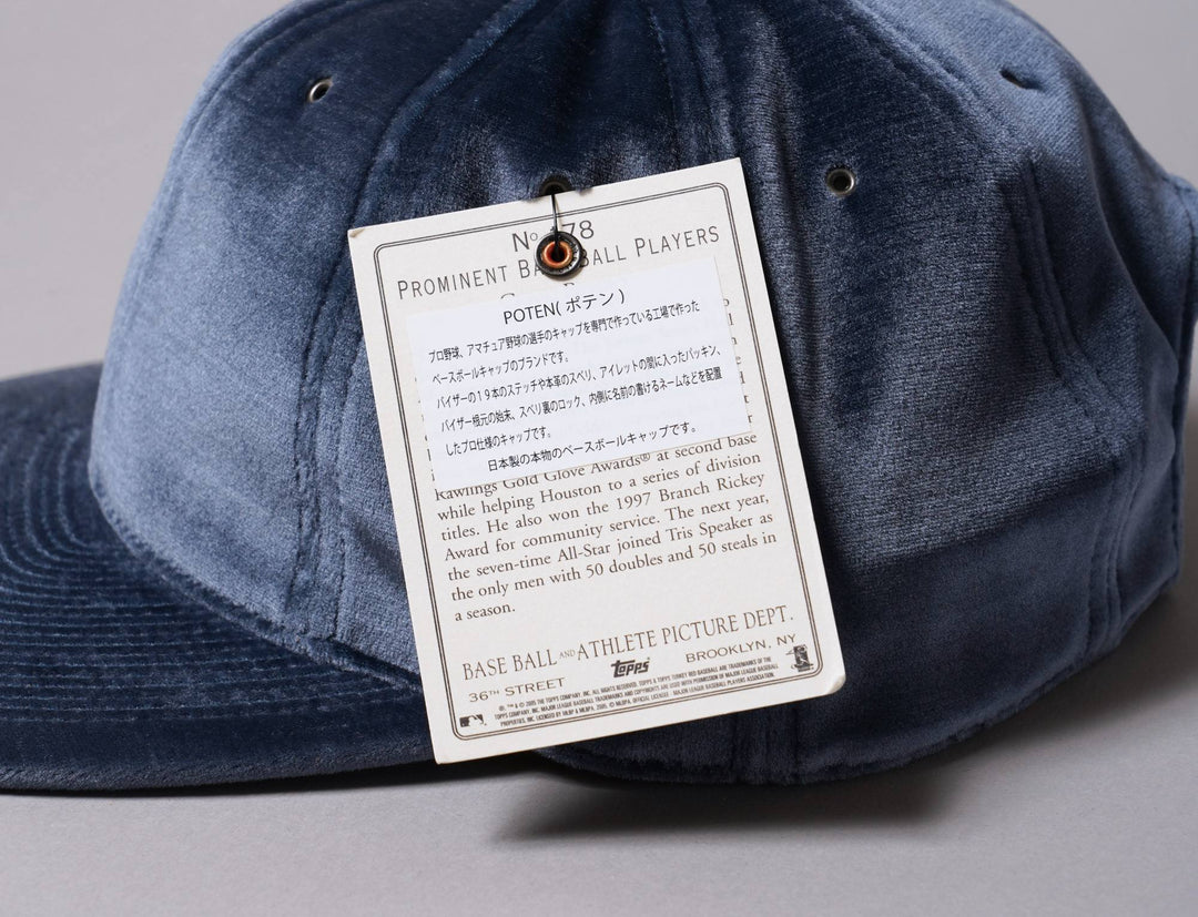 Cap Adjustable Poten Velour Cap Blue Poten Adjustable Cap / Blue / One Size