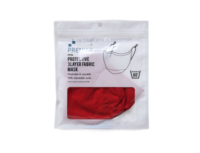 Accessorie Face Mask Premier Washable Fabric Mask Red Premier Facemask / Red / One Size