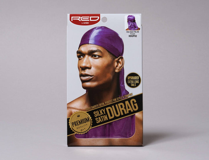 Beanie Durag Silky Satin Durag Red by Kiss Purple Red by Kiss Durag / Purple / One Size