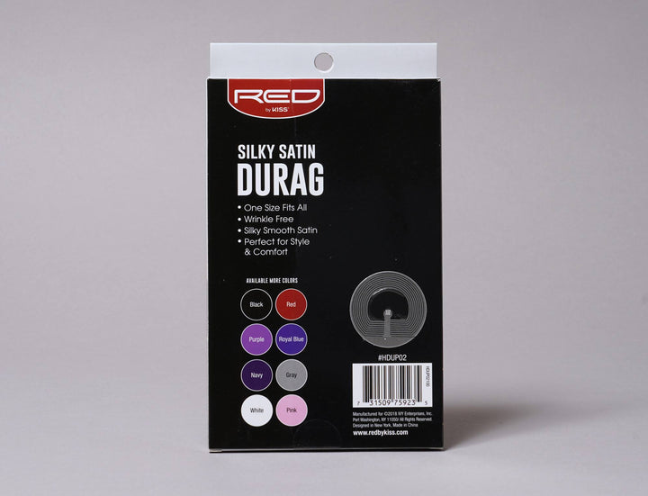 Beanie Durag Silky Satin Durag Red by Kiss Purple Red by Kiss Durag / Purple / One Size