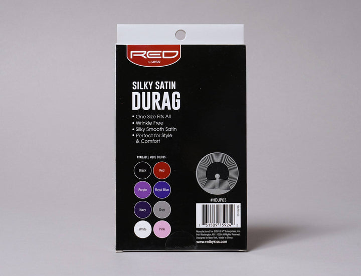 Beanie Durag Silky Satin Durag Red by Kiss Red Red by Kiss Durag / Red / One Size