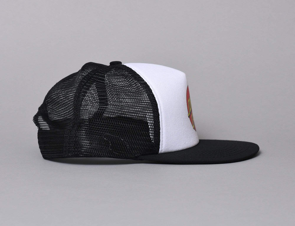 Cap Trucker Santa Cruz Classic Dot Mesh Cap Black/White Santa Cruz