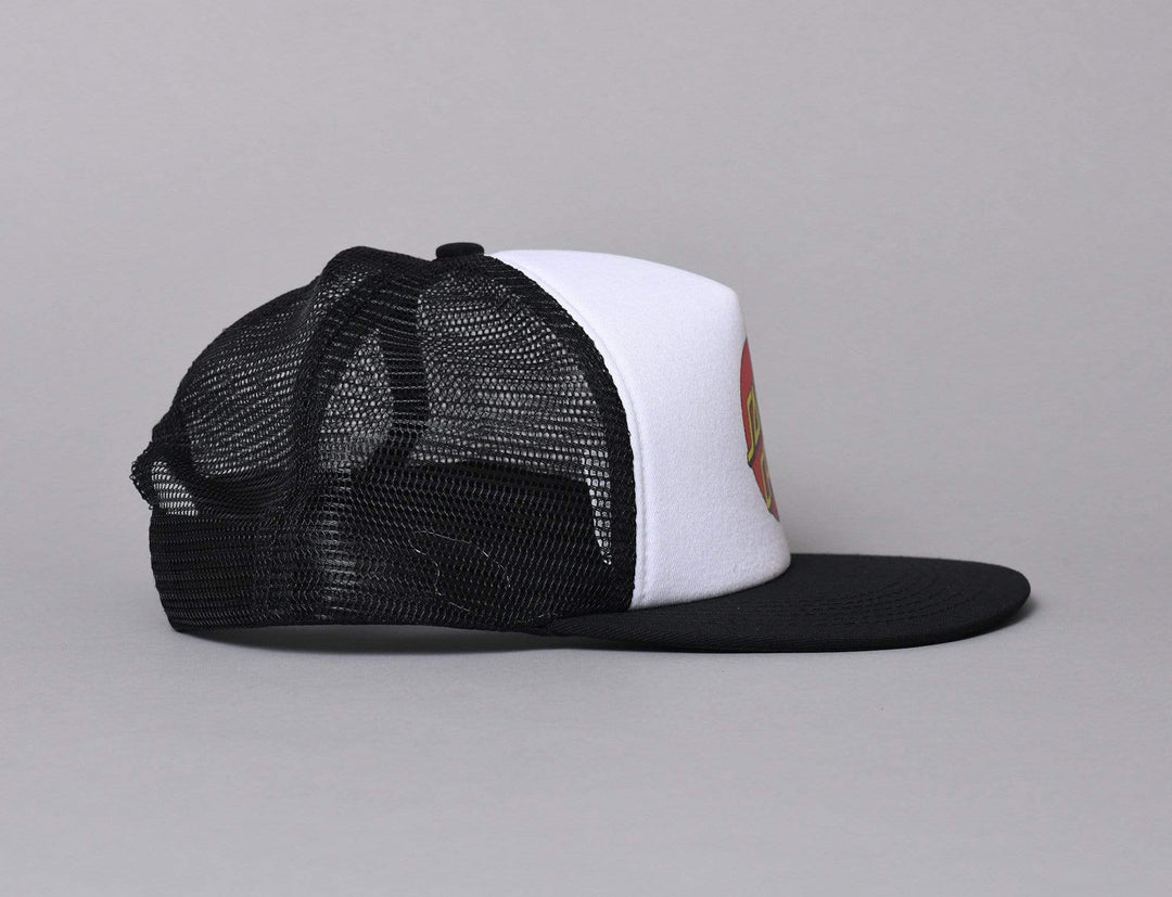 Cap Trucker Santa Cruz Classic Dot Mesh Cap Black/White Santa Cruz