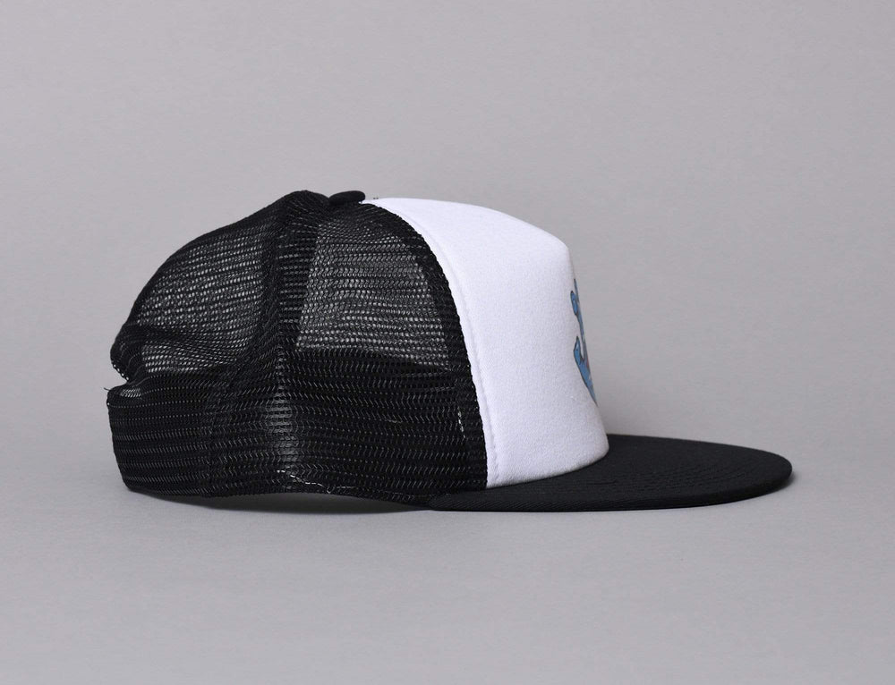 Cap Trucker Santa Cruz Classic Hand Mesh Cap White/Black Santa Cruz Trucker Cap / Black / One Size