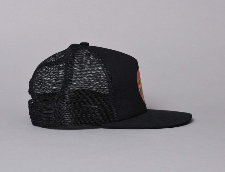 Cap Trucker Santa Cruz Classic Dot Mesh Cap Black/Black Santa Cruz Trucker Cap / Black / One Size