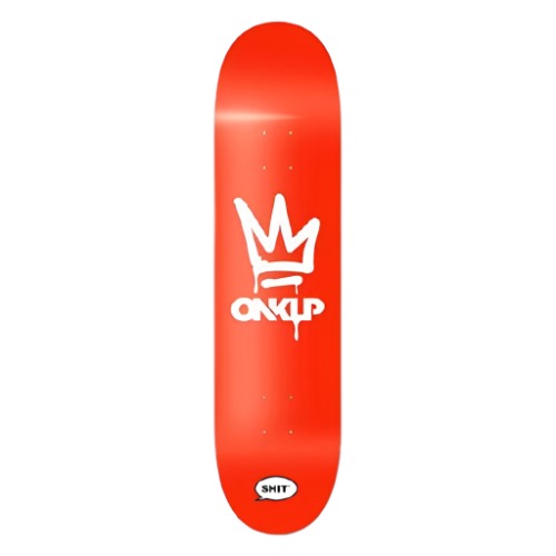 Skateboard OnklP x Shit Skateboard Deck Shit Skateboard / Red / 8"