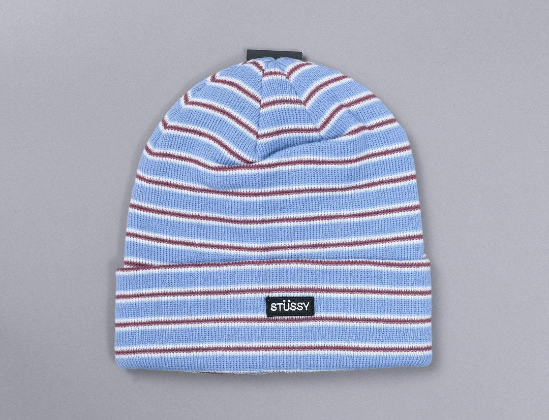 Beanie Cuff Stussy Striped Cuff Beanie Blue Stussy Cuff Beanie / Blue / One Size