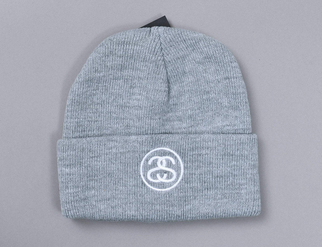 Beanie Cuff Stussy SS Link Cuff Beanie Heather Grey Stussy Cuff Beanie / Grey / One Size