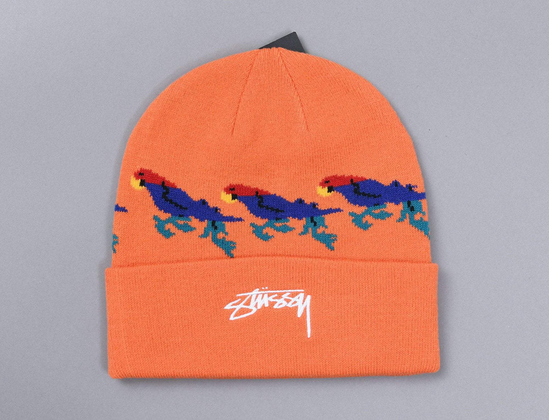 Beanie Cuff Stussy Parrot Cuff Beanie Orange Stussy Cuff Beanie / Orange / One Size