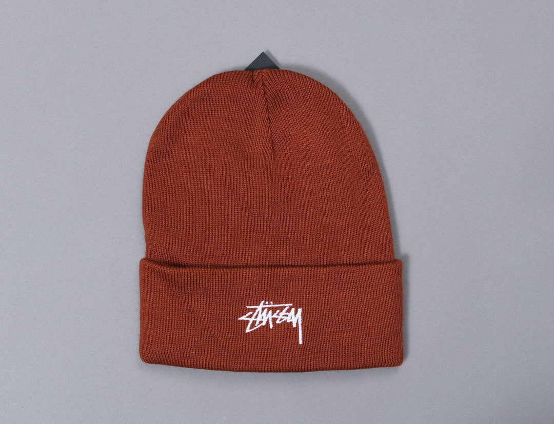 Beanie Cuff Stussy Stock Cuff Beanie Rust Stussy Cuff Beanie / Orange / One Size