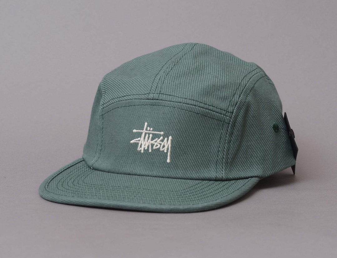 Cap 5-Panel Stussy Basic Logo Camp Cap Olive Stussy 5-Panel Cap / Green / One Size