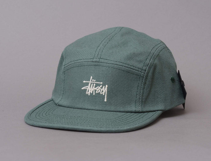 Cap 5-Panel Stussy Basic Logo Camp Cap Olive Stussy 5-Panel Cap / Green / One Size