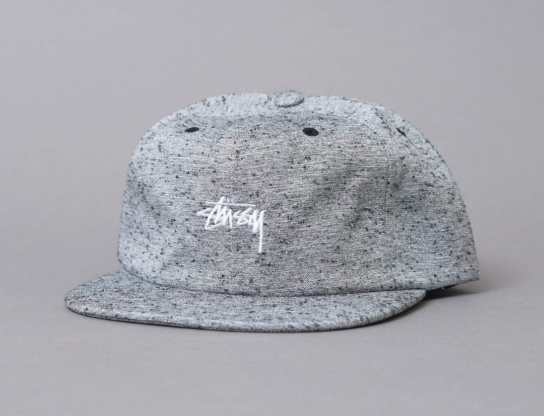 Cap Adjustable Stussy Stock Melange Strapback Cap Black Stussy Adjustable Cap Cap / Black / One Size