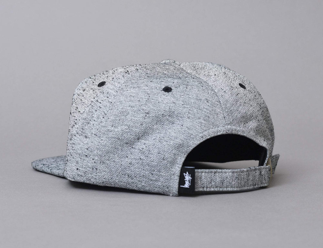 Cap Adjustable Stussy Stock Melange Strapback Cap Black Stussy Adjustable Cap Cap / Black / One Size