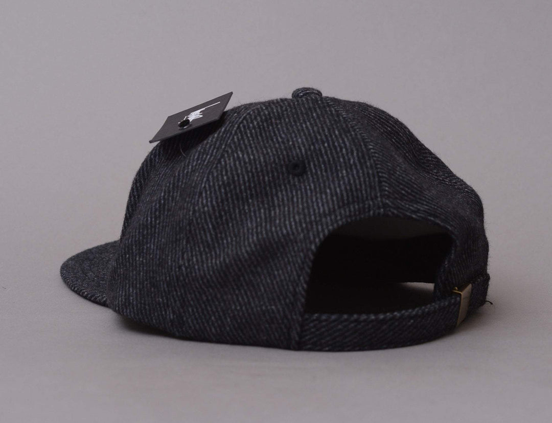 Cap Adjustable Stussy Stock Lock Wool Strapback Cap Charcoal Stussy Adjustable Cap Cap / Grey / One Size