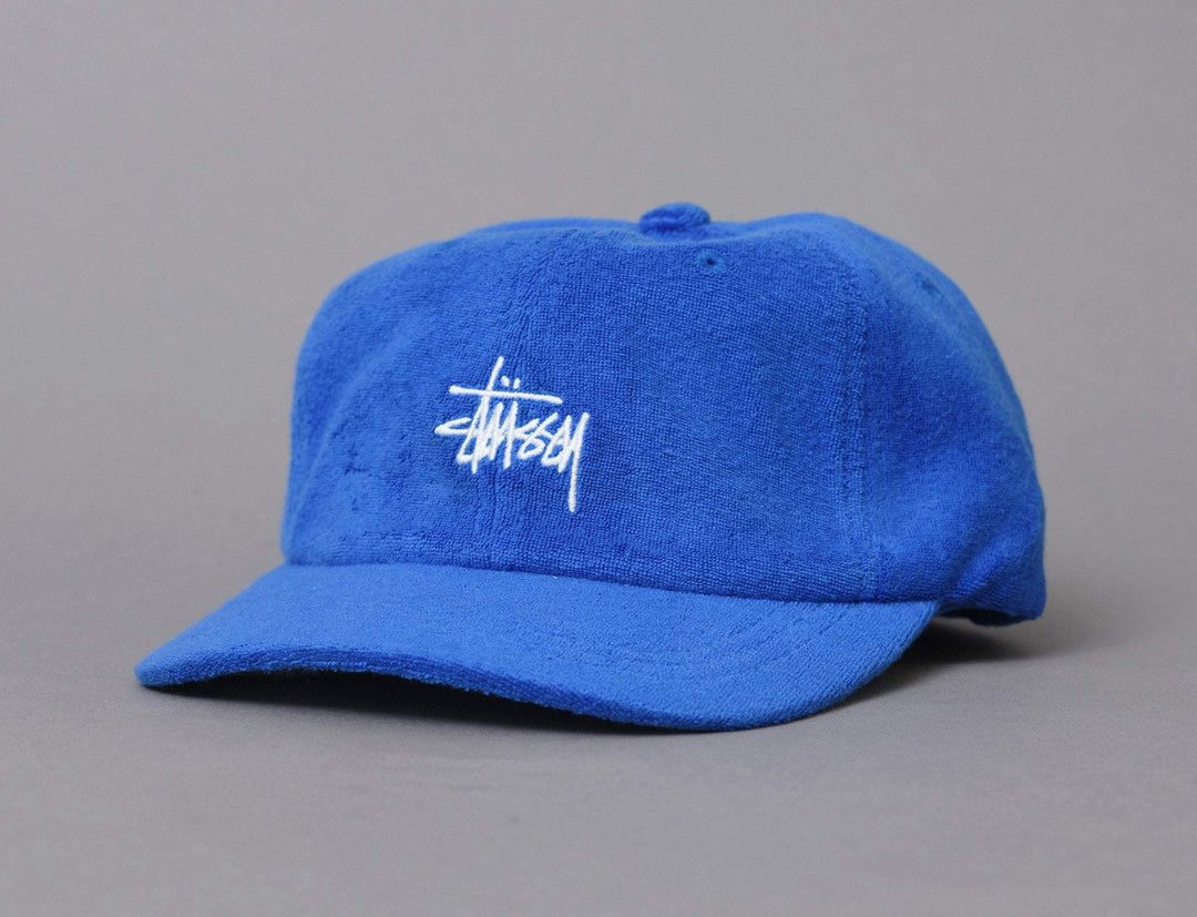 Cap Adjustable Stussy Stock Terry Cloth Low Pro Cap Royal Stussy Adjustable Cap Cap / Blue / One Size