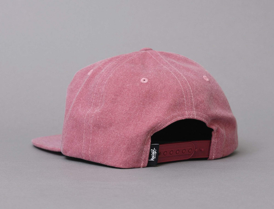 Cap Snapback Stussy Washed Oxford Canvas Cap Red Stussy Snapback Cap / Red / One Size