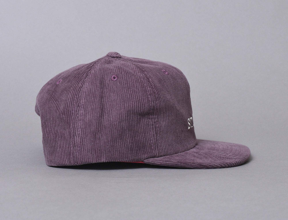 Cap Snapback Stussy Washed Cord Cap Wine Stussy Snapback Cap / Red / One Size