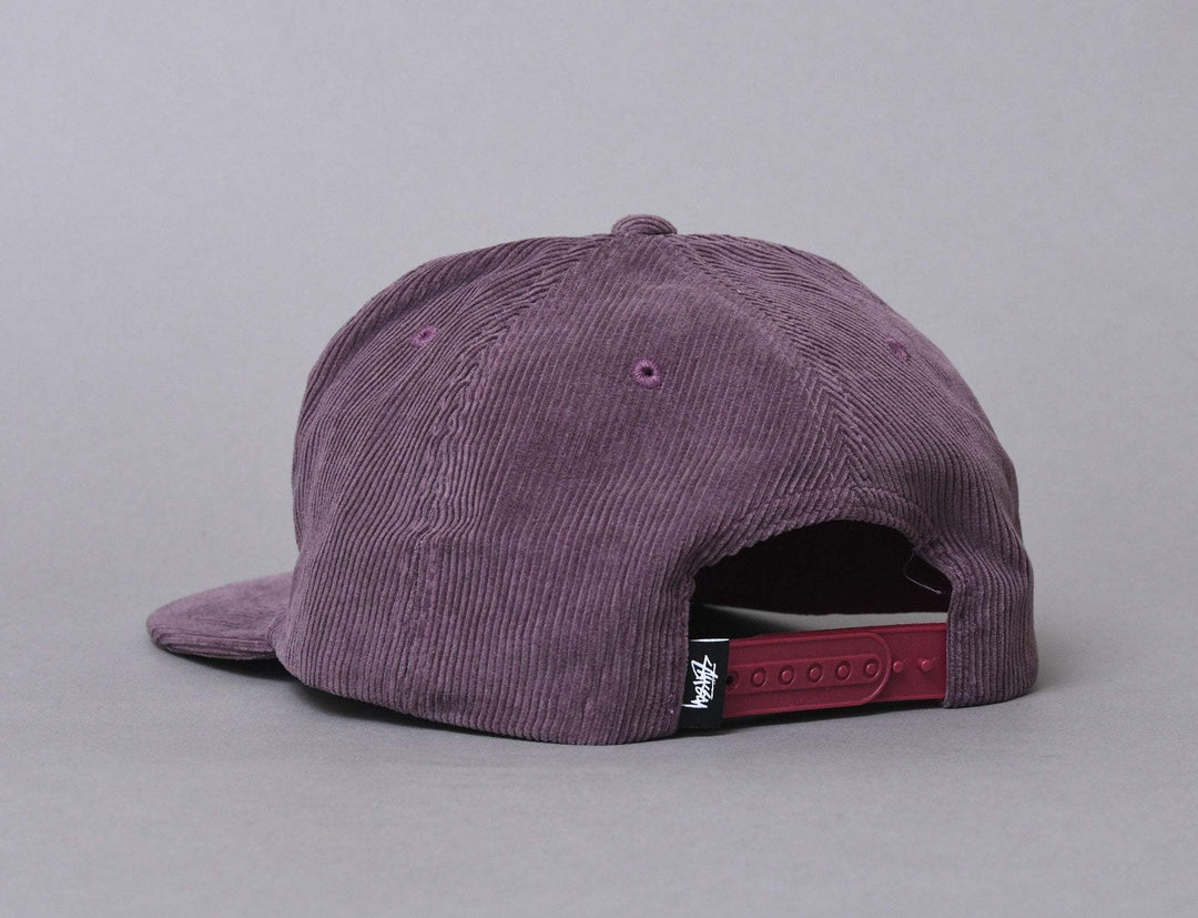 Cap Snapback Stussy Washed Cord Cap Wine Stussy Snapback Cap / Red / One Size