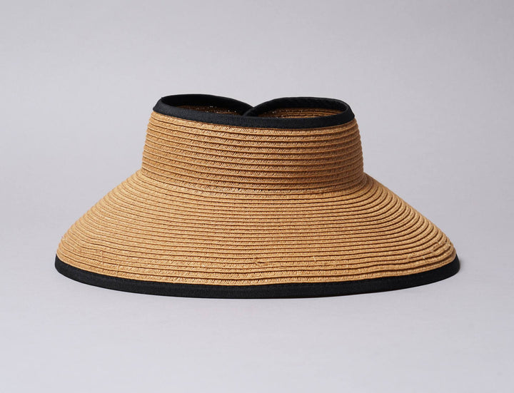Cap Headband Sun Visor Hat Wrap Around Natural Sun Hats Visor Cap / Beige / One Size