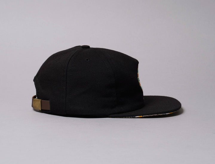 Cap Adjustable The Ampal Creative Sun Face Wool Black The Ampal Creative Adjustable Cap / Black / One Size