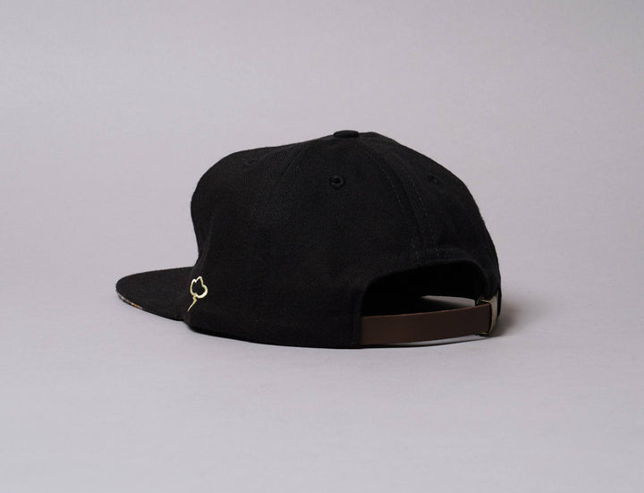 Cap Adjustable The Ampal Creative Sun Face Wool Black The Ampal Creative Adjustable Cap / Black / One Size