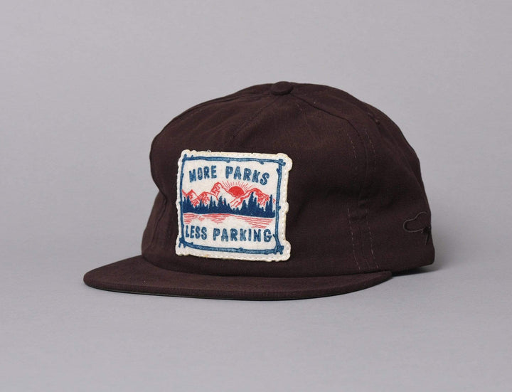 Cap Adjustable The Ampal Creative More Parks III Brown The Ampal Creative Adjustable Cap / Brown / One Size
