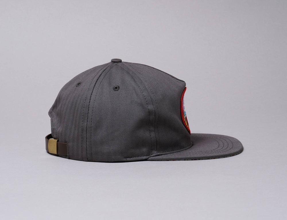 Cap Adjustable The Ampal Creative Sunset Strapback Charcoal The Ampal Creative Adjustable Cap / Grey / One Size