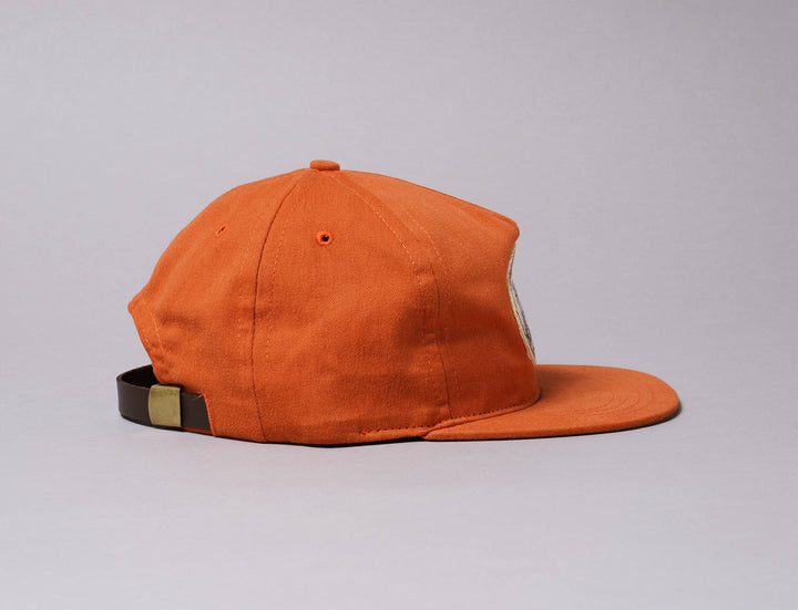 Cap Adjustable The Ampal Creative Best In The West Strapback Burnt Orange The Ampal Creative Adjustable Cap / Orange / One Size