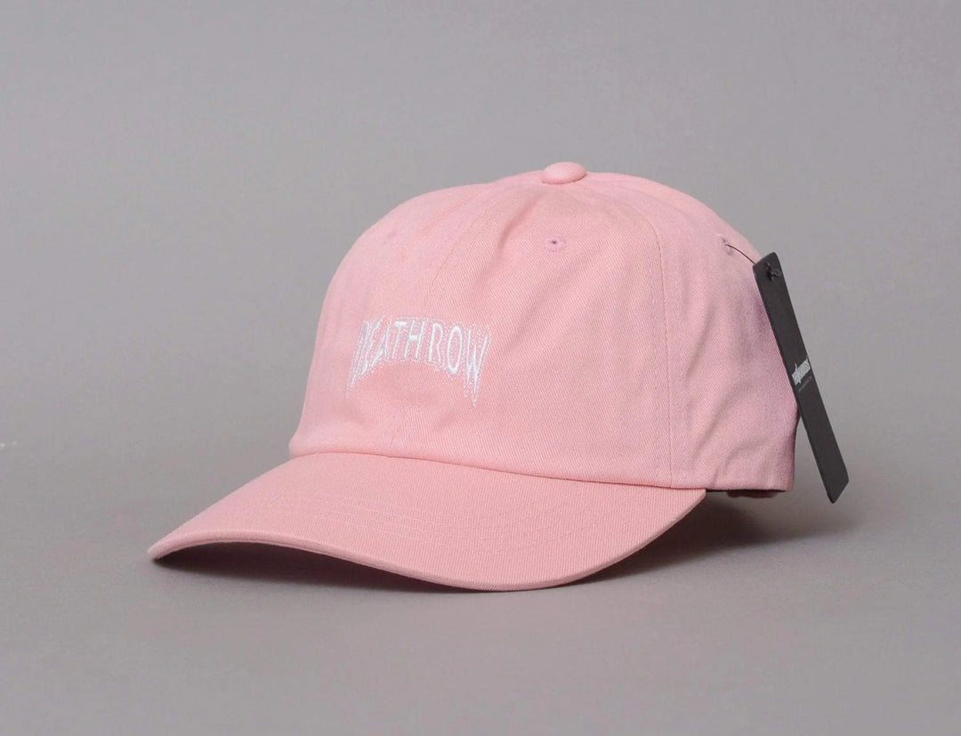 Cap Adjustable The Hundreds Death Row Dad Hat Pink The Hundreds Adjustable Cap Cap / Pink / One Size