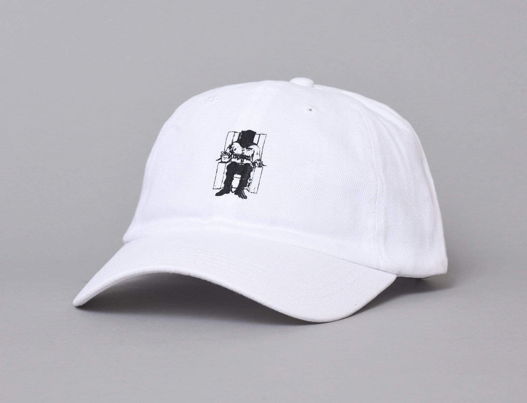 Cap Snapback The Hundreds Death Row Executioner Strapback Cap White The Hundreds Snapback Cap / White / One Size