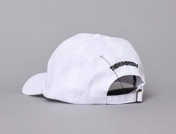 Cap Snapback The Hundreds Death Row Executioner Strapback Cap White The Hundreds Snapback Cap / White / One Size