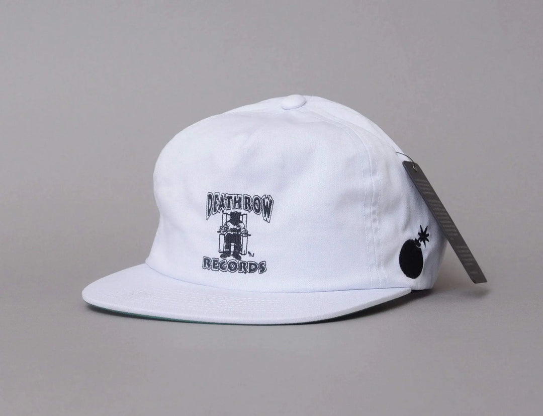 Cap Snapback The Hundreds Death Row Snapback White The Hundreds Snapback Cap / White / One Size