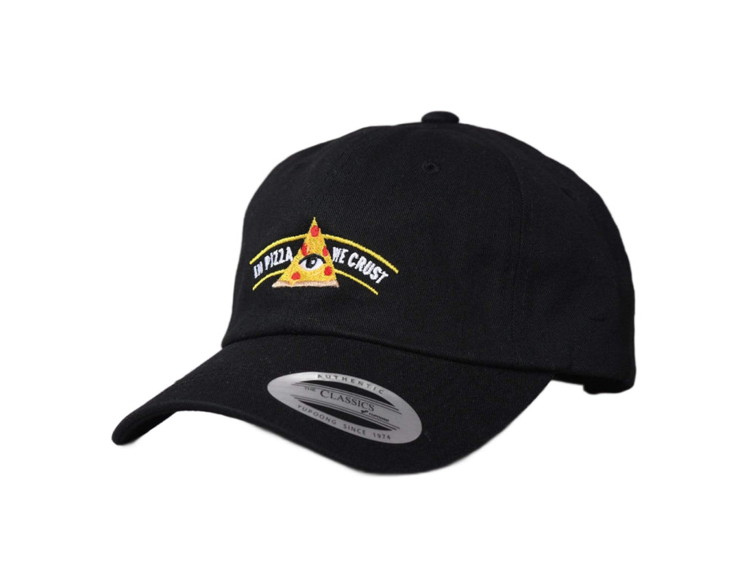 Cap Adjustable Turn Up TU066 Crust Dad Cap Black Turn Up Adjustable Cap Cap / Black / One Size