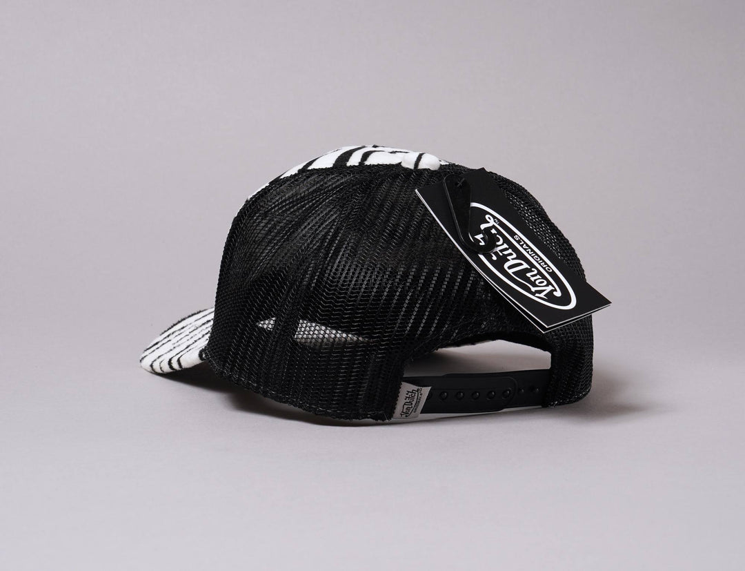 Cap Trucker Von Dutch Trucker Cap Fake Fur Zebra/Black Von Dutch Trucker Cap / Black / One Size (55-60 cm)
